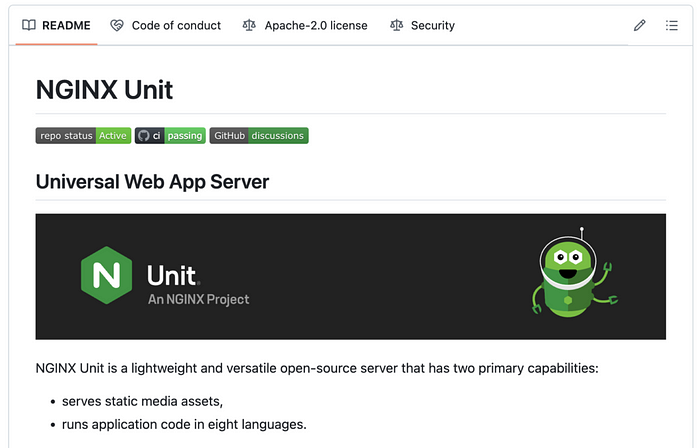 Utilisation de NGINX Unit