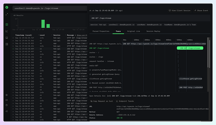 Console HyperDX